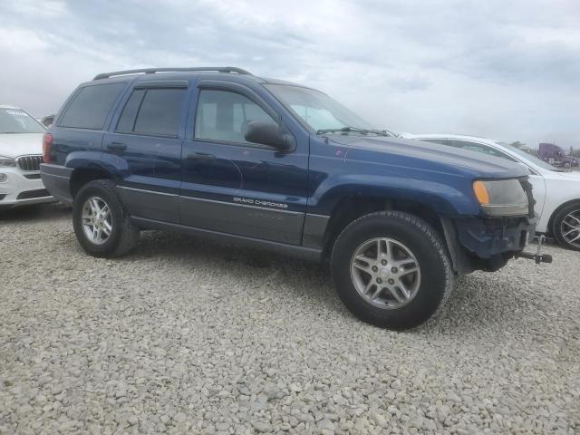 1J8GW48S22C315676 - 2002 JEEP GRAND CHEROKEE LAREDO BLUE photo 4