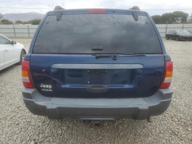 1J8GW48S22C315676 - 2002 JEEP GRAND CHEROKEE LAREDO BLUE photo 6