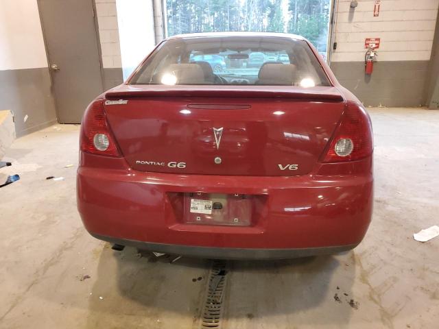 1G2ZG578364139797 - 2006 PONTIAC G6 SE1 RED photo 6