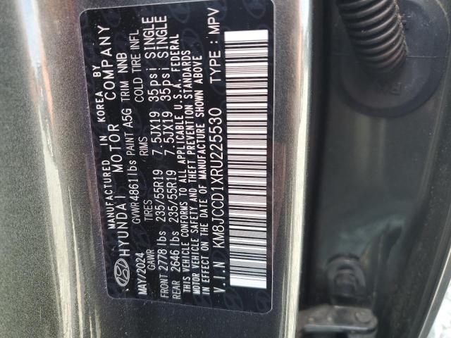 KM8JCCD1XRU225530 - 2024 HYUNDAI TUCSON SEL CONVENIENCE GRAY photo 13