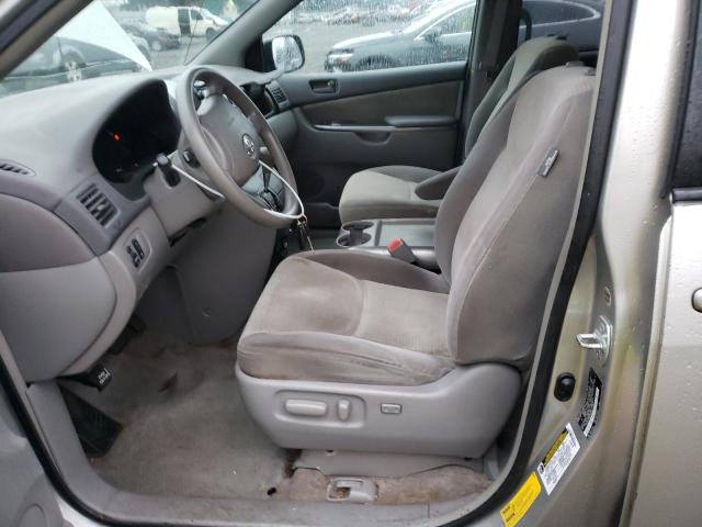 5TDZA23C66S566787 - 2006 TOYOTA SIENNA CE GRAY photo 7