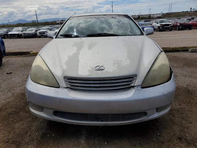 JTHBA30G645013136 - 2004 LEXUS ES 330 SILVER photo 5