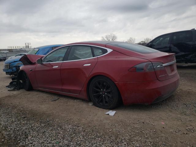 5YJSA1E25JF281172 - 2018 TESLA MODEL S RED photo 2