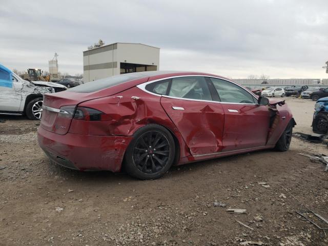 5YJSA1E25JF281172 - 2018 TESLA MODEL S Կարմիր լուսանկար 3