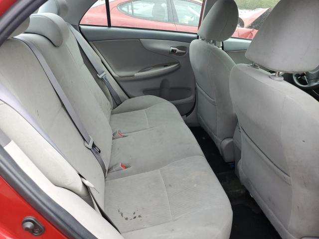 2T1BU4EE6AC298781 - 2010 TOYOTA COROLLA BASE RED photo 10