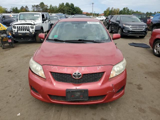 2T1BU4EE6AC298781 - 2010 TOYOTA COROLLA BASE RED photo 5