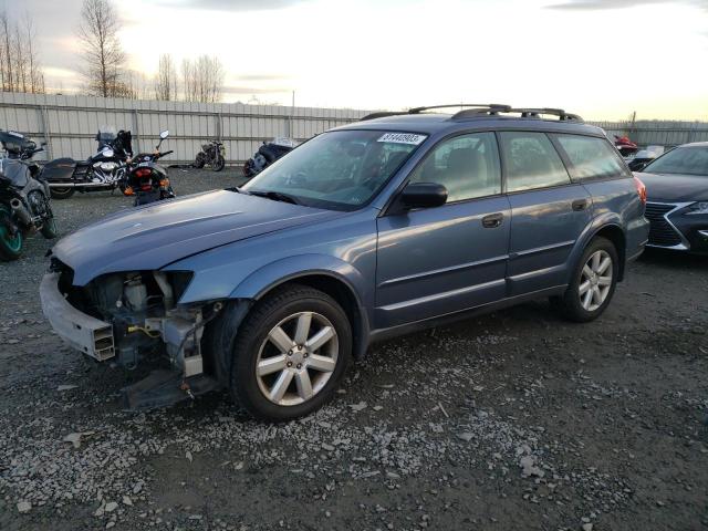 4S4BP61C667309421 - 2006 SUBARU LEGACY OUTBACK 2.5I BLUE photo 1