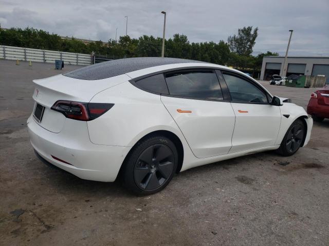 5YJ3E1EA3MF085252 - 2021 TESLA MODEL 3 WHITE photo 3