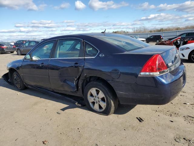 2G1WT58K981272107 - 2008 CHEVROLET IMPALA LT BLUE photo 2