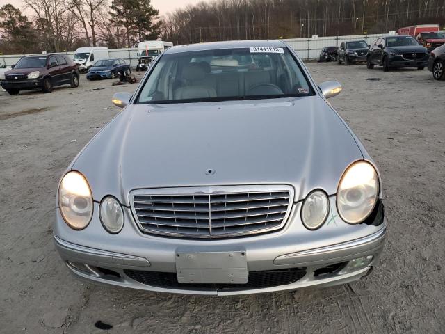 WDBUF70J63A194399 - 2003 MERCEDES-BENZ E 500 SILVER photo 5