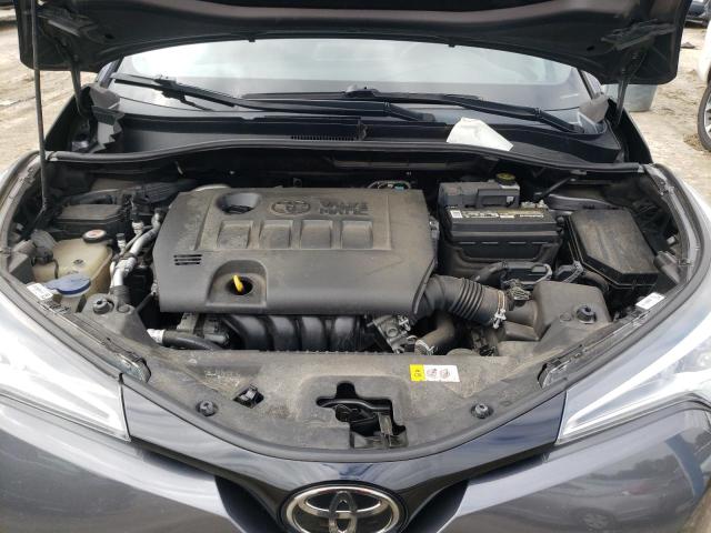 NMTKHMBX8JR029360 - 2018 TOYOTA C-HR XLE GRAY photo 11