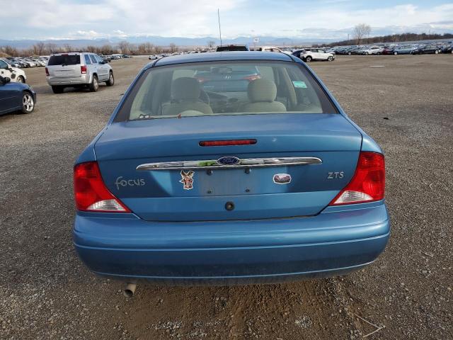 1FAFP3835YW253979 - 2000 FORD FOCUS ZTS BLUE photo 6