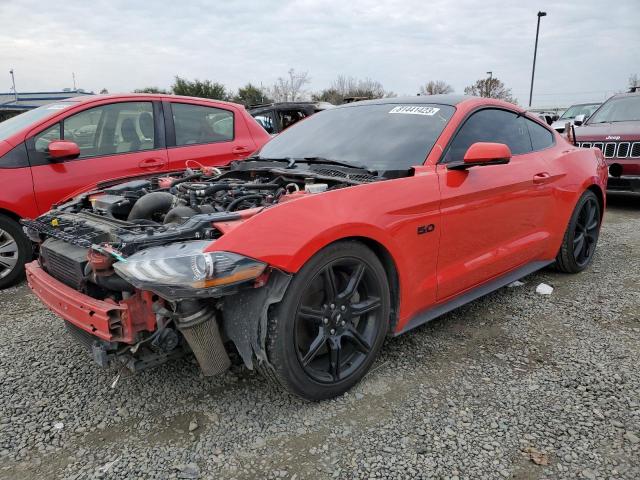 1FA6P8CF1K5119336 - 2019 FORD MUSTANG GT RED photo 1