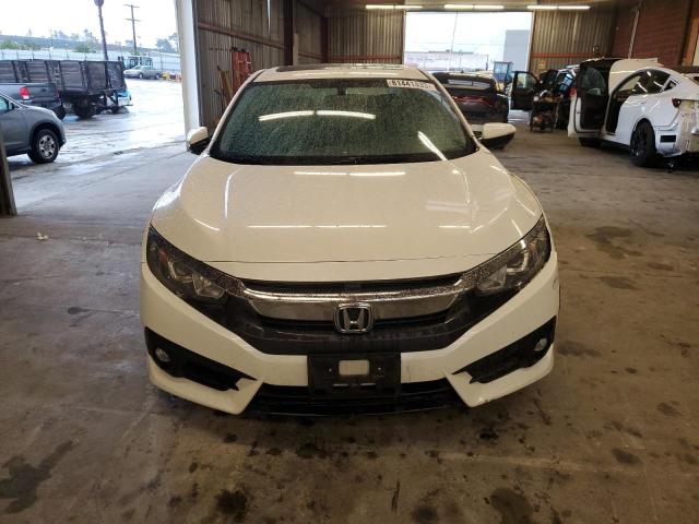 JHMFC1F75JX041047 - 2018 HONDA CIVIC EXL WHITE photo 5