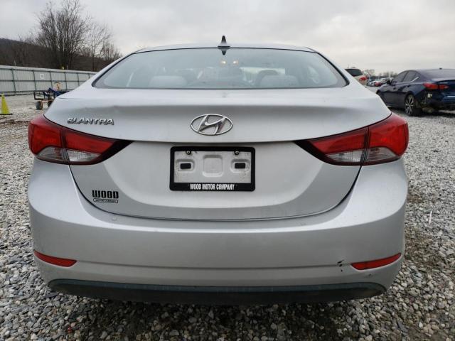 KMHDH4AE7GU490379 - 2016 HYUNDAI ELANTRA SE SILVER photo 6