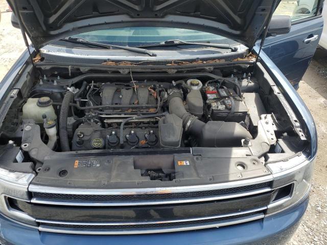 2FMGK5C83KBA37337 - 2019 FORD FLEX SEL BLUE photo 12