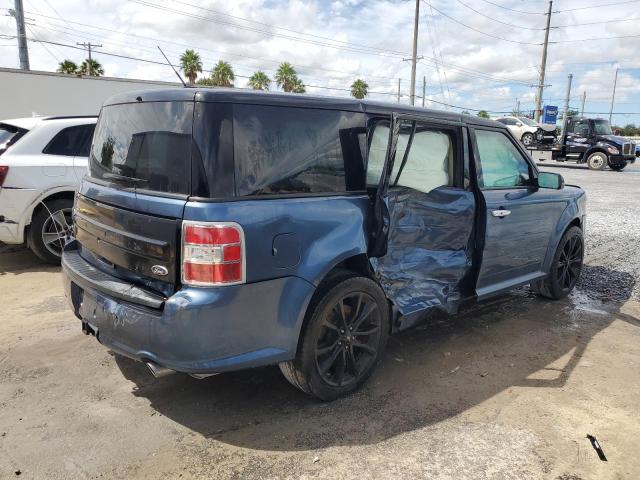 2FMGK5C83KBA37337 - 2019 FORD FLEX SEL BLUE photo 3