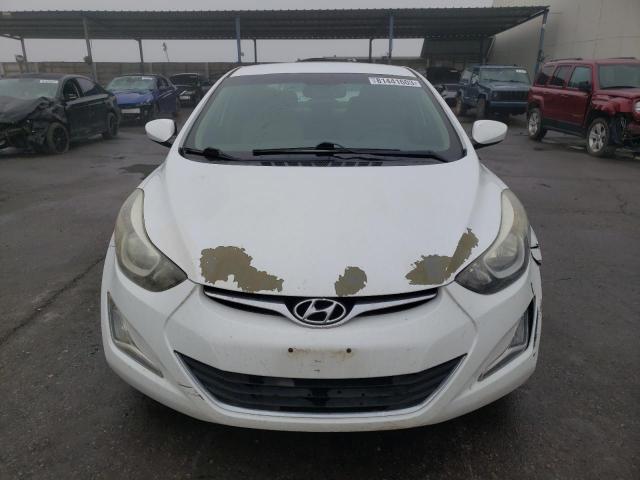 5NPDH4AE5FH597301 - 2015 HYUNDAI ELANTRA SE WHITE photo 5