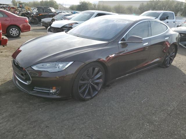 5YJSA1CP7DFP05860 - 2013 TESLA MODEL S Սև լուսանկար 1
