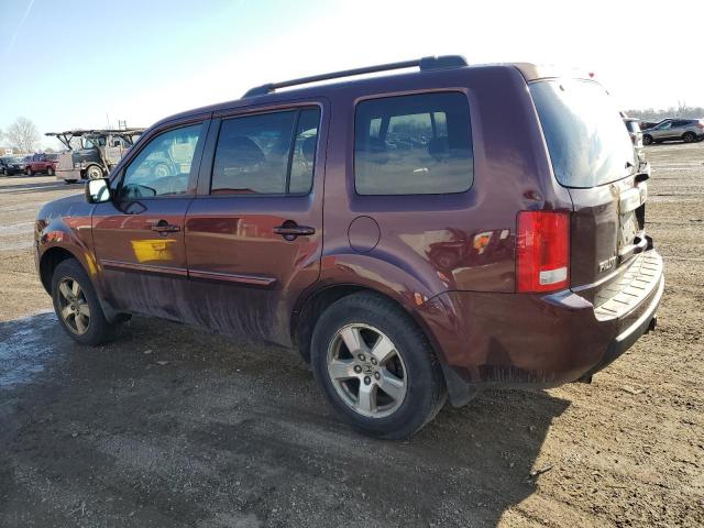 5FNYF485X9B031585 - 2009 HONDA PILOT EXL BURGUNDY photo 2