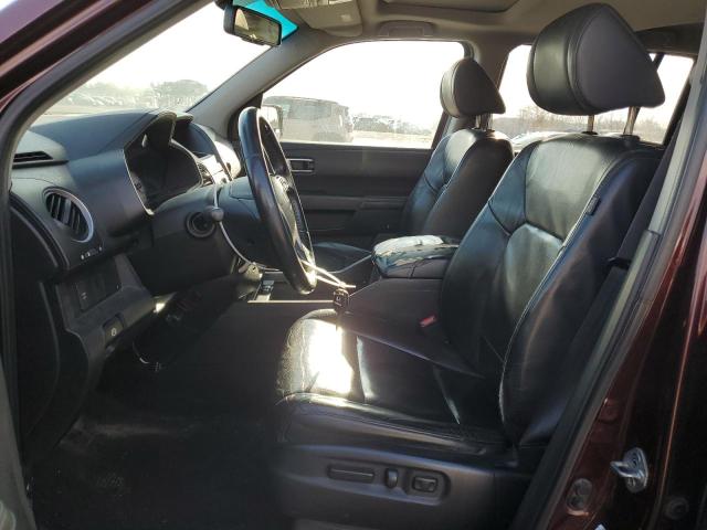 5FNYF485X9B031585 - 2009 HONDA PILOT EXL BURGUNDY photo 7