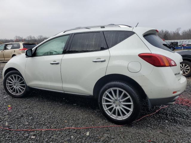 JN8AZ1MW3AW116195 - 2010 NISSAN MURANO S WHITE photo 2