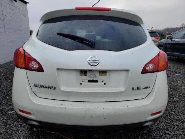 JN8AZ1MW3AW116195 - 2010 NISSAN MURANO S WHITE photo 6