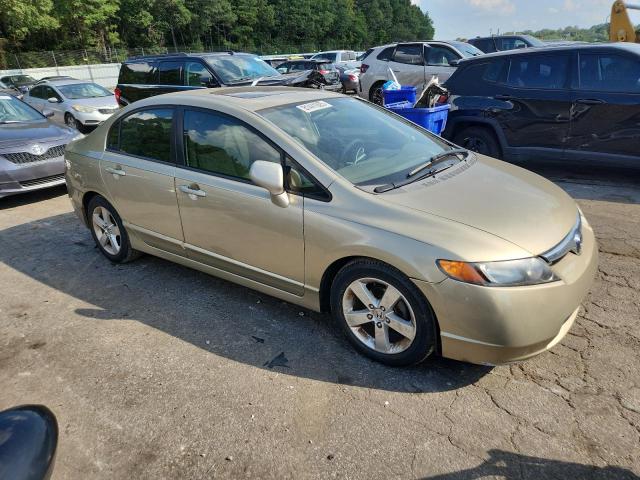 1HGFA16897L063067 - 2007 HONDA CIVIC EX 金色 照片 4
