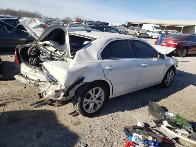 3FAHP0HA0CR306556 - 2012 FORD FUSION SE WHITE photo 3