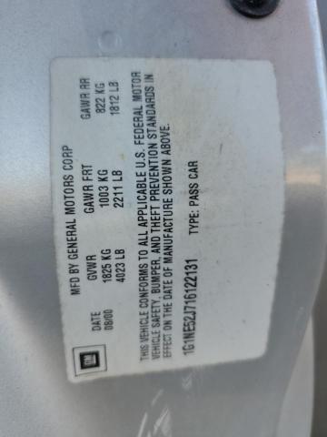 1G1NE52J716122131 - 2001 CHEVROLET MALIBU LS SILVER photo 12