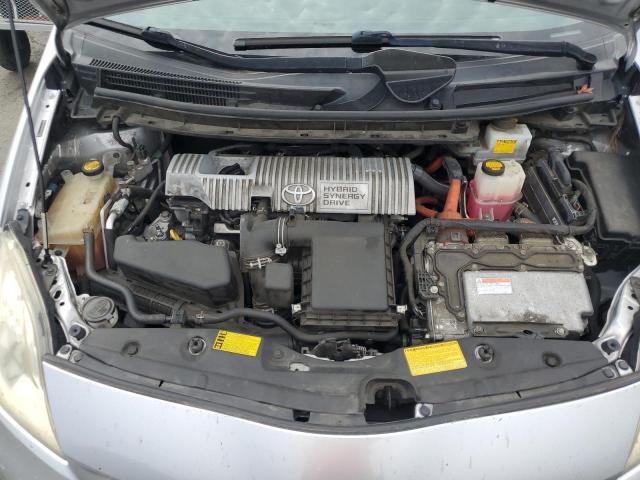 JTDKN3DU2C5534407 - 2012 TOYOTA PRIUS SILVER photo 11