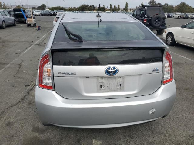 JTDKN3DU2C5534407 - 2012 TOYOTA PRIUS SILVER photo 6
