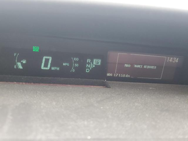 JTDKN3DU2C5534407 - 2012 TOYOTA PRIUS SILVER photo 9