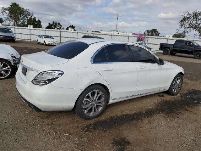 55SWF4JB2GU124751 - 2016 MERCEDES-BENZ C 300 WHITE photo 3