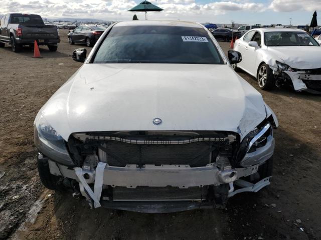 55SWF4JB2GU124751 - 2016 MERCEDES-BENZ C 300 WHITE photo 5