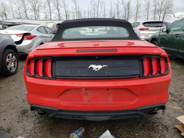 1FATP8UH7K5109851 - 2019 FORD MUSTANG RED photo 6