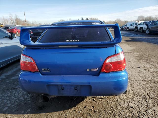 JF1GD70634L516136 - 2004 SUBARU IMPREZA WRX STI BLUE photo 6