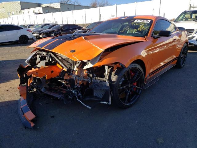 1FA6P8SJ1M5504324 - 2021 FORD MUSTANG SHELBY GT500 ORANGE photo 1