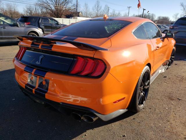 1FA6P8SJ1M5504324 - 2021 FORD MUSTANG SHELBY GT500 ORANGE photo 3