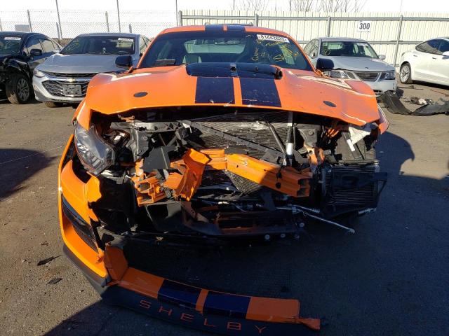 1FA6P8SJ1M5504324 - 2021 FORD MUSTANG SHELBY GT500 ORANGE photo 5
