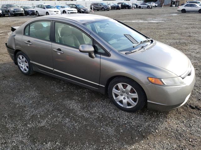 2HGFA15558H300966 - 2008 HONDA CIVIC LX GRAY photo 4