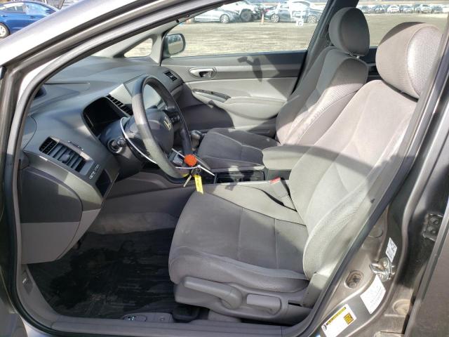 2HGFA15558H300966 - 2008 HONDA CIVIC LX GRAY photo 7