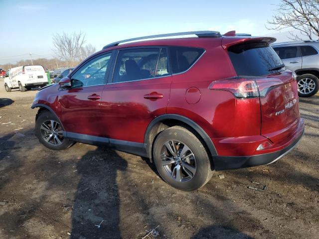 2T3RFREV8JW753898 - 2018 TOYOTA RAV4 ADVENTURE BURGUNDY photo 2