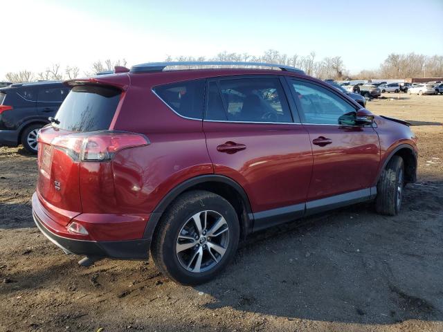 2T3RFREV8JW753898 - 2018 TOYOTA RAV4 ADVENTURE BURGUNDY photo 3