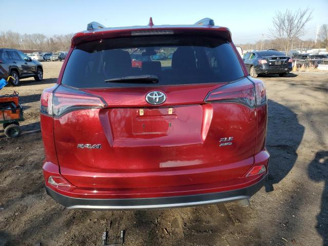 2T3RFREV8JW753898 - 2018 TOYOTA RAV4 ADVENTURE BURGUNDY photo 6