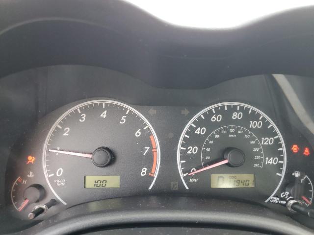 2T1BU40E59C112165 - 2009 TOYOTA COROLLA BASE WHITE photo 9