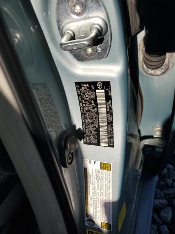 JTDKN3DU2D1686115 - 2013 TOYOTA PRIUS TURQUOISE photo 12