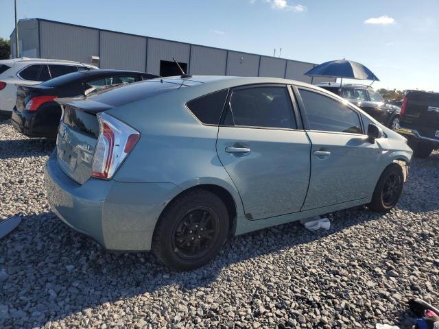 JTDKN3DU2D1686115 - 2013 TOYOTA PRIUS TURQUOISE photo 3