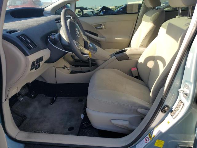JTDKN3DU2D1686115 - 2013 TOYOTA PRIUS TURQUOISE photo 7