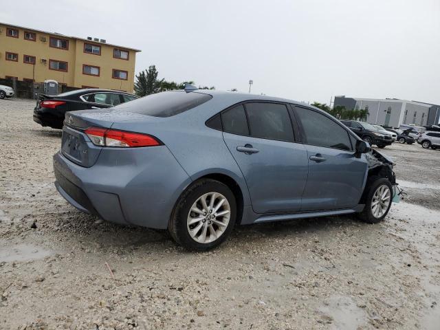JTDVPMAE2N3022283 - 2022 TOYOTA COROLLA LE BLUE photo 3